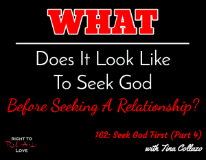 Seek God First (Part 4) with Tina Collazo