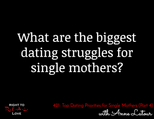 Top Dating Priorities for Single Mothers (Part 4) with Anne Latour