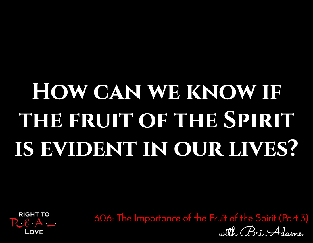 The Importance of the Fruit of the Spirit (Part 3)